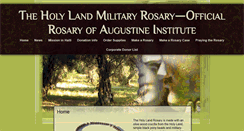Desktop Screenshot of holylandmilitaryrosary.org