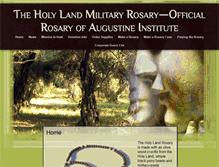 Tablet Screenshot of holylandmilitaryrosary.org